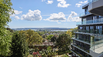 Take in the far-reaching views over Poole at Platinum Skies open week