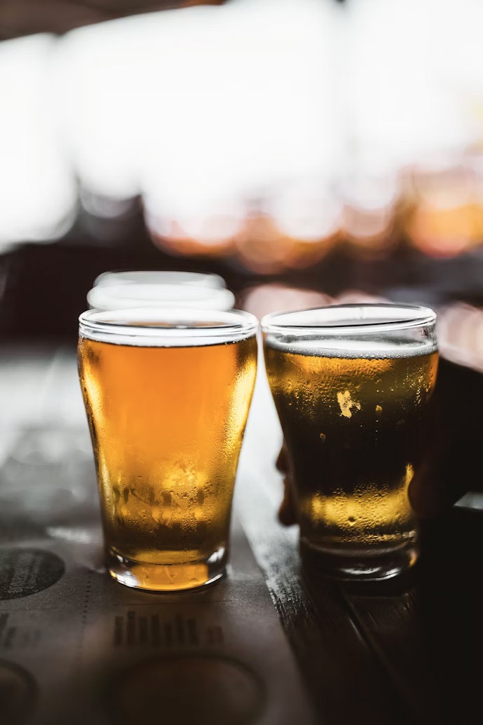 2 pints of beer